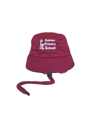 Kelston Primary School Bucket Hat Maroon