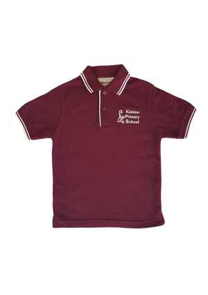 Kelston Primary School Polo Maroon/White